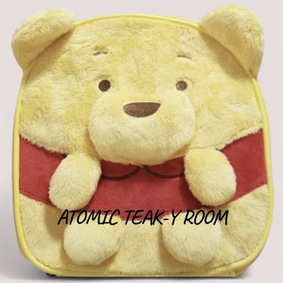 Disney Winnie the Pooh Plush Make up/Cosmetics Case/Zippered Bag - NWT - Picture 1 of 4